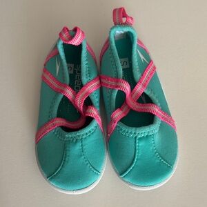 Speedo Kids Water Shoes with Pink and Teal